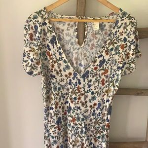 Floral Fall Colors Jumpsuit